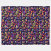 ソフトぼやけ毛布を破壊するCREATEは フリースブランケット (正面(横))