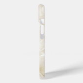 ソフトアイボリーフローラ抽象芸術 Case-Mate iPhoneケース (裏面 / 左)