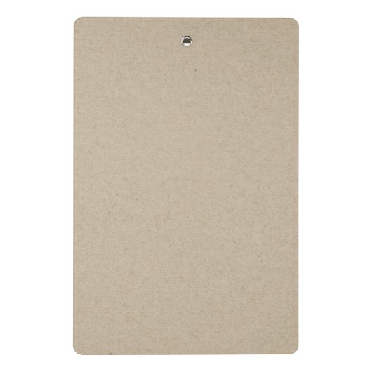 ソフトアクアエレガントブルー金ゴールドウォーターカラービーチイ ミニクリップボード (裏面)