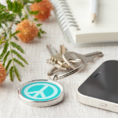 ソフトアクアピースシンボル キーホルダー (側面)