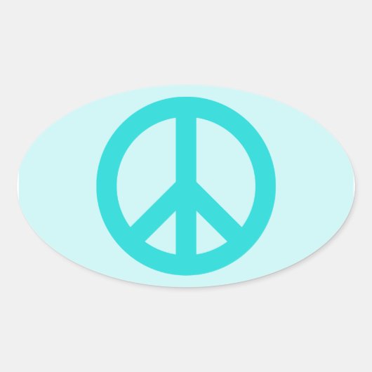 ソフトアクアピースシンボル 楕円形シール (正面)