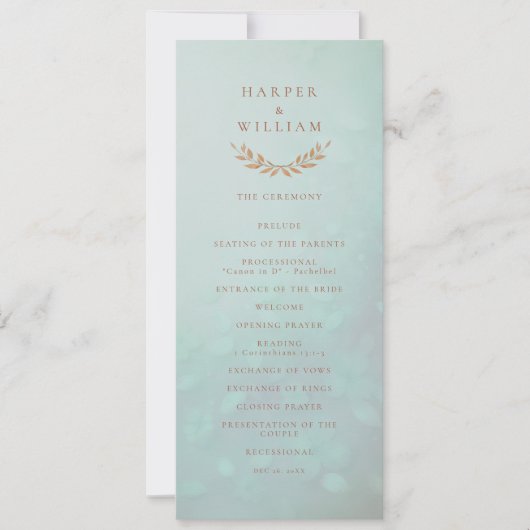 ソフトアクア結婚フローラ式プログラム 招待状 (正面)