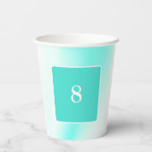 "ソフトアクア" カスタマイズ可能年齢紙コップ 紙コップ (裏面)