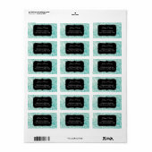 ソフトアクア《写真》ぼけ味ライトグリッタースパーク ラベル (フルシート)