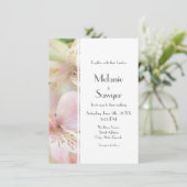 ソフトアルストロメリアの絵画 招待状 (スタンド正面)