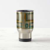 ソフトアンドロはっきりしたトコインスパイア抽象芸術 トラベルマグ (中央)