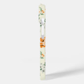 ソフトイエローガーデンフローラルパターン Case-Mate iPhoneケース (裏面 / 左)