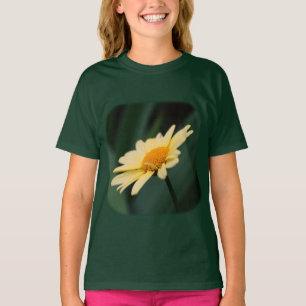 ソフトイエローデイジーフローラ自然女子Tシャツ Tシャツ