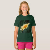 ソフトイエローデイジーフローラ自然女子Tシャツ Tシャツ (正面フル)