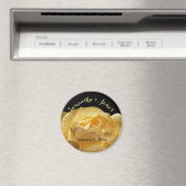 ソフトイエローローズパーソナル結婚ズ マグネット (インサイチュ (食洗機))