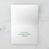 ソフトイエローローズフラワーパーソナライズされた誕生日 カード (内部)