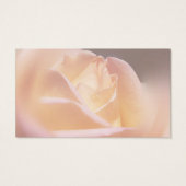 ソフトイエローローズフラワービジネスカード (裏面)