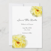 ソフトイエローローズ セーブザデート (正面)
