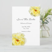 ソフトイエローローズ セーブザデート (スタンド正面)