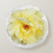 ソフトイエローローズ ラウンドクッション (裏面)