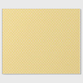 ソフトイエロー抽象芸術線 ラッピングペーパー (フラット)