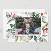 ソフトウィンターベリークリスマスカード 招待状 (正面/裏面)