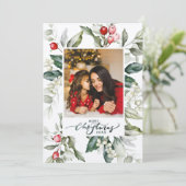 ソフトウィンターベリークリスマスカード 招待状 (スタンド正面)