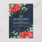 ソフトウィンターベリークリスマス結婚ズ エンクロージャーカード (正面)