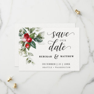 ソフトウィンターベリークリスマス結婚ズ セーブザデート