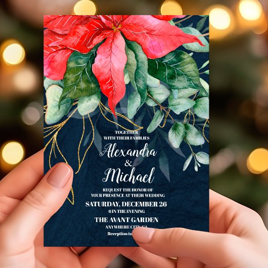 ソフトウィンターベリークリスマス結婚ズ 招待状