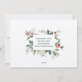 ソフトウィンターベリーJOYクリスマスカード 招待状 (裏面)