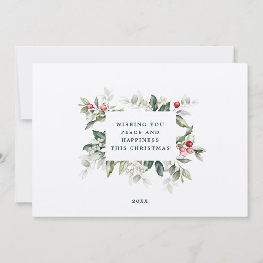 ソフトウィンターベリーJOYクリスマスカード 招待状 (裏面)