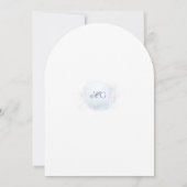 ソフトウィンターTouchフローラエレガントな結婚式 招待状 (裏面)