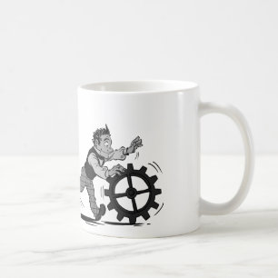 ソフトウェアおよびハードウェア コーヒーマグカップ
