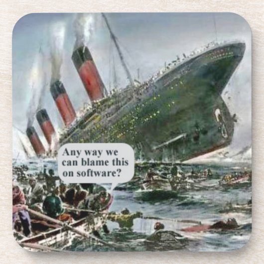 ソフトウェアのせいか? コースター (正面)