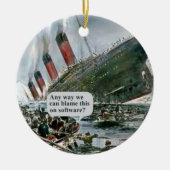 ソフトウェアのせいか? セラミックオーナメント (正面)