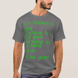 ソフトウェアを懸命ドライブ Tシャツ
