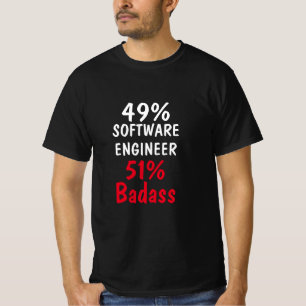 ソフトウェアエンジニアのバッジ Tシャツ