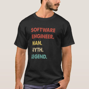 ソフトウェアエンジニアの神話の伝説1 Tシャツ