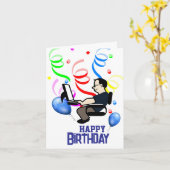 ソフトウェアエンジニアの誕生日 カード (黄色い花)