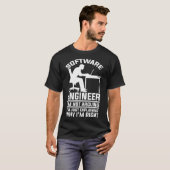 ソフトウェアエンジニアネットワーク開発者ギフト Tシャツ (正面フル)