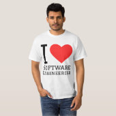 ソフトウェアエンジニアリングが好き Tシャツ (正面フル)