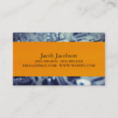 ソフトウェアエンジニア、コンピュータ名刺 名刺 (裏面)