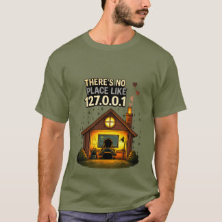 ソフトウェアエンジニア ホーム 127.0.0.1 Tシャツ