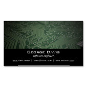 ソフトウェアエンジニア マグネット名刺 (正面)