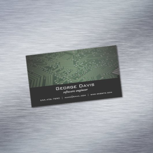 ソフトウェアエンジニア マグネット名刺 (インサイチュ)