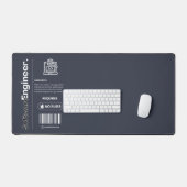 ソフトウェアエンジニア - 面白い仕事のユーモア、オフィスのギフト デスクマット (キーボード&マウス)