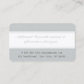 ソフトウェアコンサルタントの技術2バンドユニークな平野 名刺 (裏面)