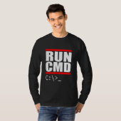 ソフトウェアコード情報のプログラミング Tシャツ (正面フル)
