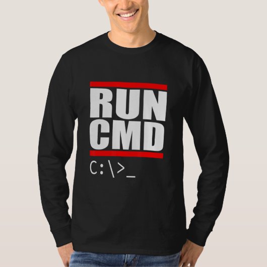 ソフトウェアコード情報のプログラミング Tシャツ (正面)