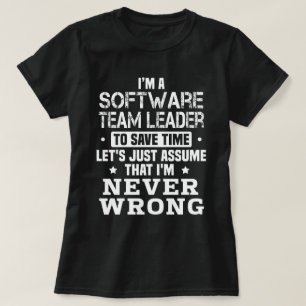 ソフトウェアチームリーダー Tシャツ