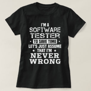 ソフトウェアテスター Tシャツ