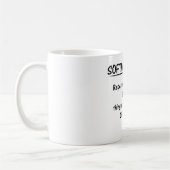 ソフトウェアテストマグ コーヒーマグカップ (左)