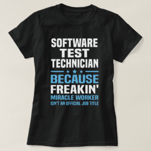 ソフトウェアテスト技術者 Tシャツ