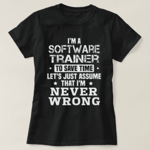 ソフトウェアトレーナー Tシャツ